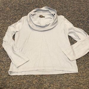 Preswick & Moore Light Blue Cowl Neck Sweater XL